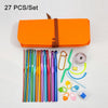 27 PCS/Set Color Alumina Single Head Crochet Handmade DIY Knitting Tool Material