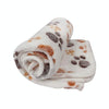 Coral Fleece Pet Blanket, M, White - Soft Dog & Cat Bed Mat