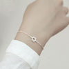 Hollow Wishing Star Lucky Bracelet (Silver)