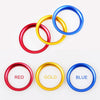 Car Engine Start Key Push Button Ring Trim Aluminum Alloy Sticker Decoration for Mazda CX4 / CX5 / Axela / ATENZA(Red)