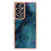 For Samsung Galaxy S25 Ultra 5G Electroplating Marble Dual-side IMD Phone Case(Green 017)