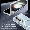 For Samsung Galaxy Z Fold3 5G lce Folding Series MagSafe Integrated Clear PC Phone Case(Silver)