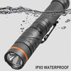 90 Degree Foldable Flashlight White / Red / Green Lights Waterproof Magnetic Torch Built In 18650 Lithium Battery