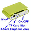 TF / Micro SD Card Slot MP3 Player with LCD Screen, Metal Clip