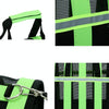 Foldable Pet Carrier Bag, Large Green, Breathable Mesh, Holds 8kg