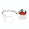 N-Type Female & UHF SO-239 Dust Cap - Silver, Chain
