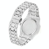 CAGARNY 6885 Octagonal Dial Quartz Dual Movement Watch Men Stainless Steel Strap Watch(Silver Shell White Dial)