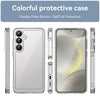 For Samsung Galaxy S25+ 5G Colorful Series Acrylic Hybrid TPU Phone Case(Transparent)