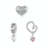 S925 Sterling Silver Love DIY Jewelry Beads(SCC2692)