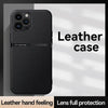 For iPhone 12 Pro Litchi Leather Magnetic Full Coverage Shockproof Phone Case(Yellow)