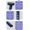 Red & Blue Light Therapy Facial Wand EMS Essence Introducing Device(Royal Blue)