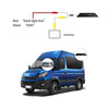 PZ474 Car Waterproof 170 Degree Brake Light View Camera + 7 inch Rearview Monitor for Iveco Daily 4 Gen