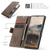 For Samsung Galaxy S25 Ultra 5G CaseMe 013 Multifunctional Horizontal Flip Leather Phone Case(Coffee)