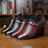 Autumn And Winter Business Dress Large Size Men's Shoes, Size:44(Black)