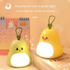 Cartoon LED Portable Night Light USB Rechargeable Plug-in Bedroom Bedside Lamp(Yellow)