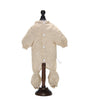 XL Apricot Dog Raincoat - Waterproof, Breathable, 4 Leg, Hooded