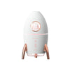 ICARER FAMILY V9 Small USB Plug-in Rocket Shape Jellyfish Fog Circle Night Light Humidifier(White)