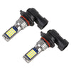 9006 2 PCS DC12-24V / 8.6W Car Fog Lights with 24LEDs SMD-3030 & Constant Current, Bag Packagin(Lime Light)
