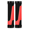 1pair BG-0404 Bicycle Rubber Handle Cover The Mountain Bike Bilateral Lock Dead Anti-Slip Handle Cover(Red)