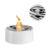 Halloween Electronic LED Candle Light, Color: Warm White Flash(White -shell Ghost Face)