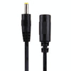 5.5 x 2.1mm DC Female to 4.0 x 1.7mm DC Male Power Connector Cable for Laptop Adapter, Length: 15cm(Black)