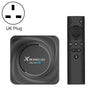 X88 Pro 20 4K Smart TV BOX Android 11.0 Media Player with Voice Remote Control, RK3566 Quad Core 64bit Cortex-A55 up to 1.8GHz, RAM: 4GB, ROM: 32GB, Support Dual Band WiFi, Bluetooth, Ethernet, UK Plug