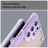For Samsung Galaxy S22 Ultra 5G Armor Glaze PC Hybrid TPU Phone Case(Purple)