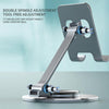 019 360 Degree Rotation Aluminum Alloy Desktop Phone Tablet Holder(Rose Gold)