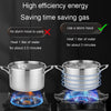 Kacheeg Household Gas Stove Gathering Fire Energy Saving Cover Kitchen Non-Slip Windscreen, Model: Four-Jawed