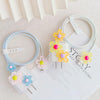 For Apple 18W/20W Flower Shape Charger Protective Case Data Cable Biter(Yellow And Green)