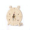 Wooden Mechanical Puzzle Toys Science Electric Assembling Toys ,Style: Alarm Clock