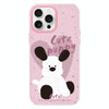 For iPhone 13 Pro Skin Feeling Jelly TPU Hybrid PC Phone Case(Puppy Pillow Pink)