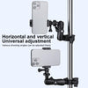 Extended Version 360 Rotation Adjustable Action Camera Bike Motorcycle Handlebar Holder (Black)