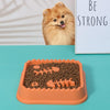 Slow Feed Dog & Cat Bowl, Small/Medium, Orange