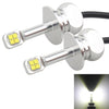 2 PCS  H1 40W 800 LM 6000K 8 CREE LEDs Car Fog Lights, DC 12V(White Light)