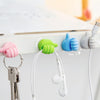 10 PCS Handy Holder Cable Organizer Household Convenience Clip(Pink)