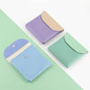 D9900 Simple Lipstick Bag PU Leather Sanitary Storage Bags(Blue)