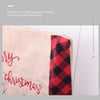 Christmas Decoration Seat Cover Linen Handicraft Household Seat Cover, Specification: Plaid Car