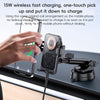 Yesido C307 15W Suction Cup Car Wireless Charging Holder(Black)