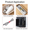 20pcs Nylon Fixed Packing Tying Strap Data Cable Storage Bundle, Model: 12 x 250mm Black