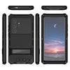 For Samsung Galaxy S25 Ultra 5G R-JUST Life Waterproof Dustproof Shockproof Holder Phone Case(Black)