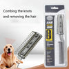 Pet Dematting Comb with Replaceable Blades - 2 Pack