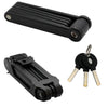 Foldable Alloy Steel Anti-theft Lock with Keys for Motorcycle Bike House Door
