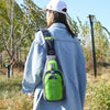 WEIKANI Single Shoulder Diagonal Mini Chest Bag Outdoor Sports Bag(Blue)
