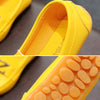 DKF-282 Lightweight Non-slip Dance Bean Shoes Children Leather Shoes, Size: 30(Deep Blue)