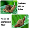 7701 Children Electric Infrared Remote Control Snail Simulation Tricky Pet(Gray)