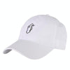 Adjustable Small Hand Embroidery Pattern Sunshade Baseball Cap, Size:M56-58cm(White)