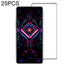 For Xiaomi Redmi K40 Gaming 25 PCS Full Glue Full Screen Tempered Glass Film