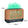 Home Colorful Simulation Flame Incense Smoked Lamp Humidifier, Model:Remote Control(UK Plug)