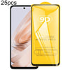 For Xiaomi Redmi 13 5G / 4G / Note 13R 25pcs 9D Full Glue Screen Tempered Glass Film